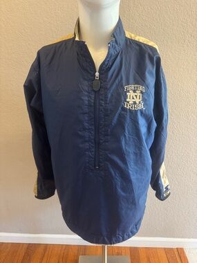STARTER vintage Navy and‎ Gold Jacket with Mesh Lining